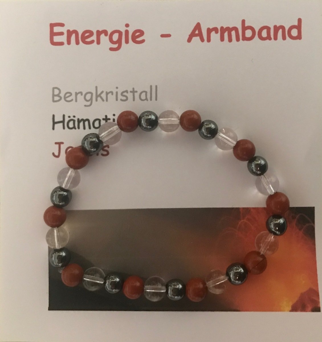 Edelstein Themenarmband Energie