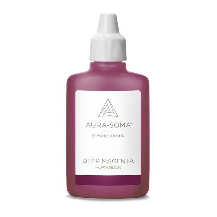 P15 - Tiefmagenta/Deep Magenta - Fürsorge, Mitgefühl, hilft übergeordnete Zusammenhänge zu erfassen 25 ml - Aura-Soma® Pomander