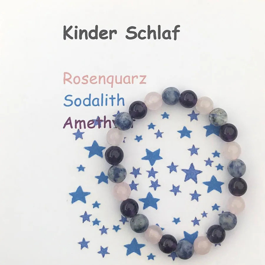 Edelstein Themenarmband - Kinder - Schlaf