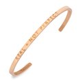 Armreif 'Real not perfect' - 3 mm roségold