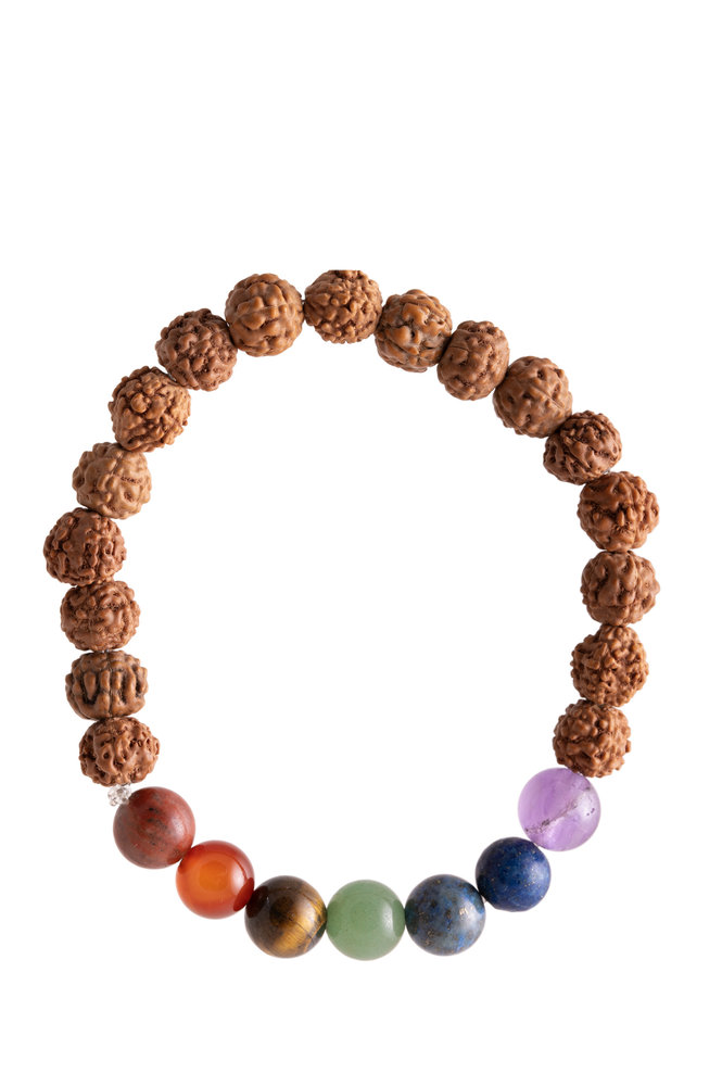 Chakra Rudraksha Armband