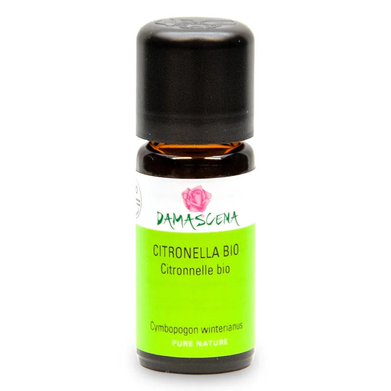 Citronella BIO, 10 ml - ätherisches Öl - Damascena