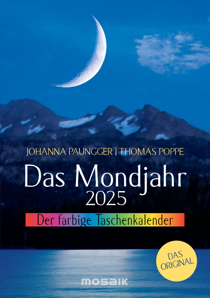 Das Mondjahr 2025 - Der farbige Taschenkalender