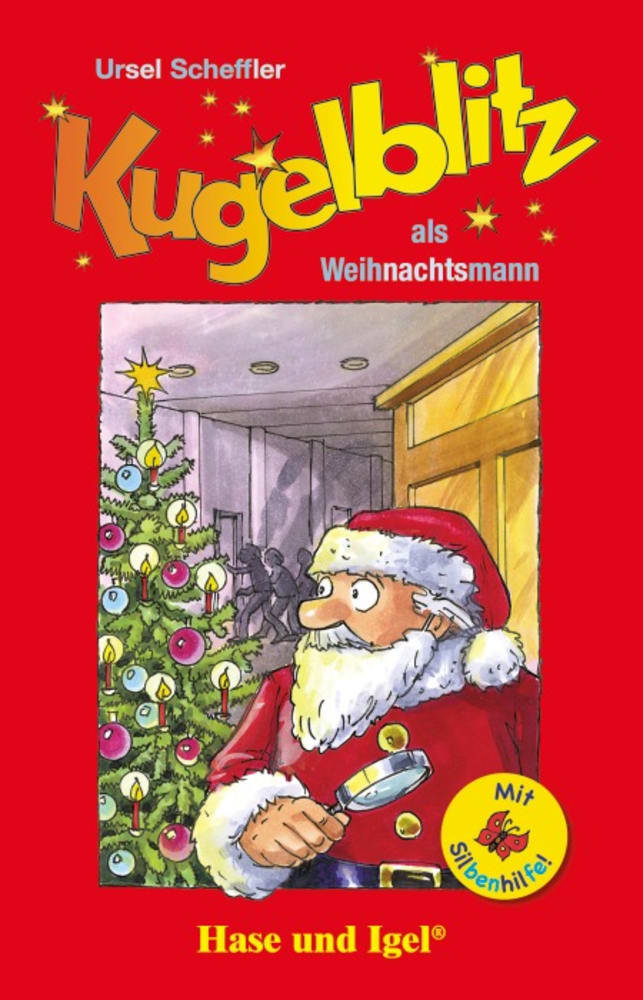 Kugelblitz als Weihnachtsmann / Silbenhilfe